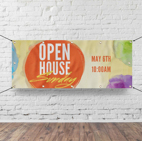 Open House Paint - Horizontal Banner