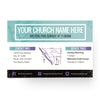 Be Our Guest Circle Gradient - Standard Invitation Card