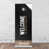 Dark Black Wood - Retractable Banner