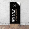 Dark Black Wood - Vertical Banner
