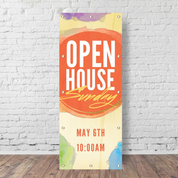 Open House Paint - Vertical Banner