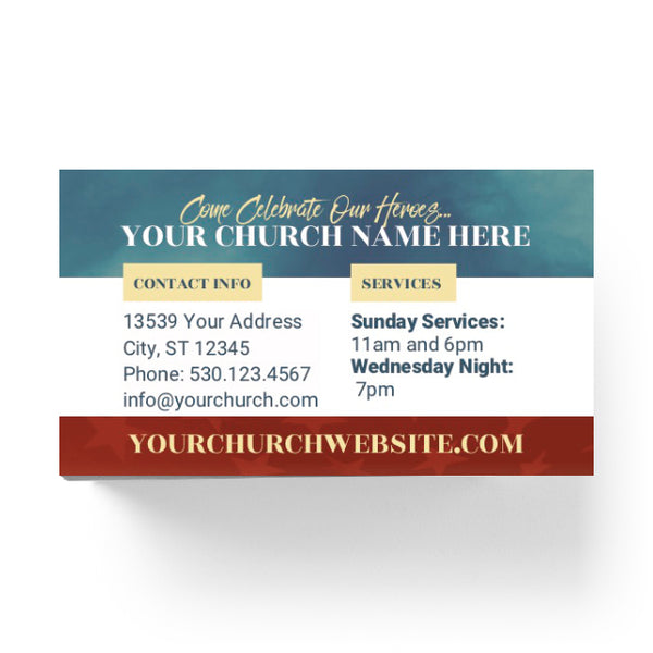 First Responders - Mini Invitation Card