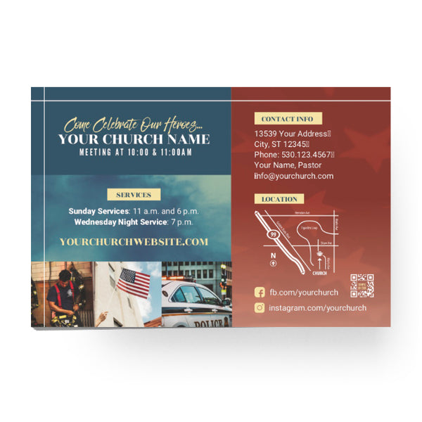First Responders - Standard Invitation Card