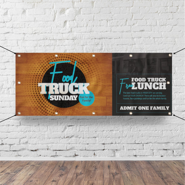 Food Truck Sunday - Horizontal Banner