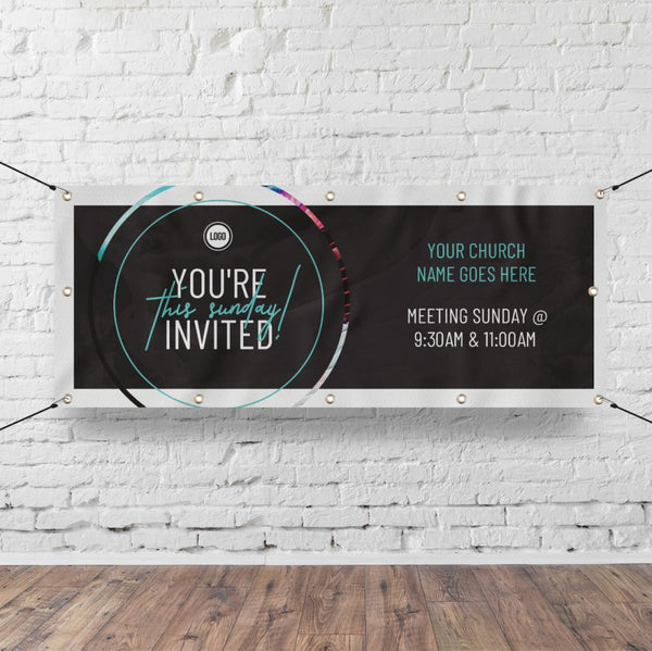 You're Invited This Sunday - Horizontal Banner