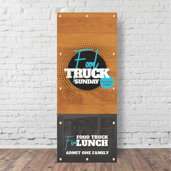 Food Truck Sunday - Vertical Banner