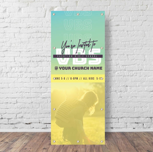 You're Invited VBS - Vertical Banner