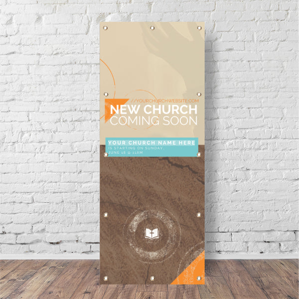 New Church Coming Soon - Vertical Banner