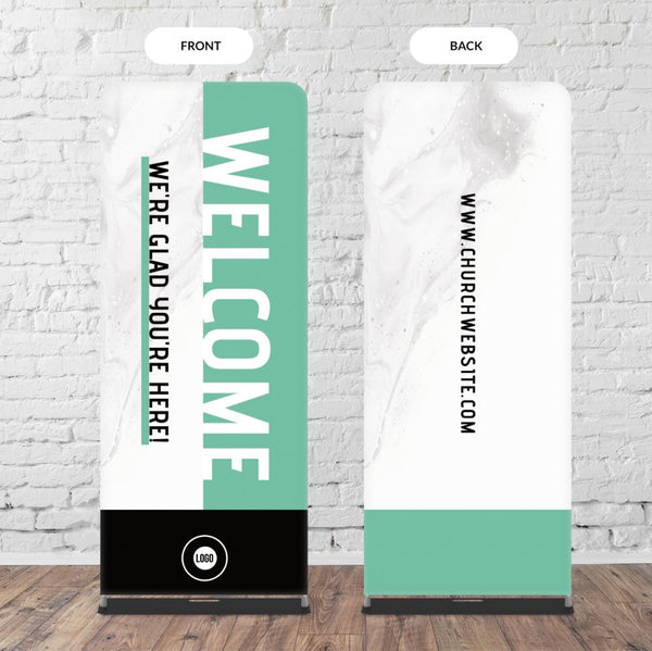 Clean Lines - Fabric Sleeve Banner
