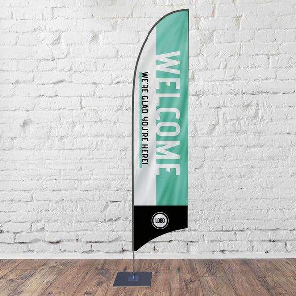 Clean Lines - Feather Flag