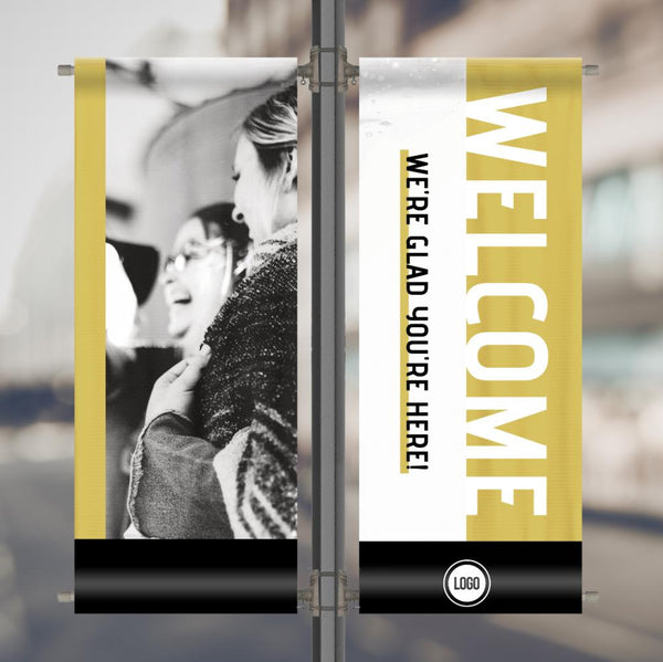 Clean Lines - Pole Banners