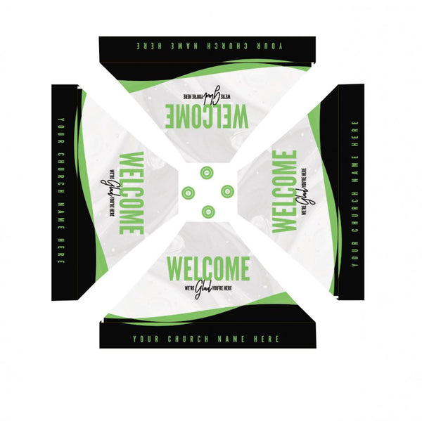 Wavy Lines - Welcome Tent