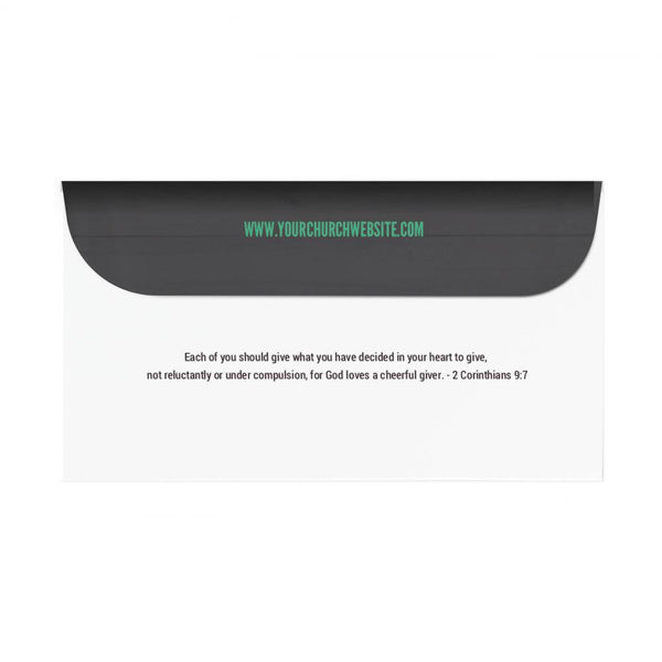 Modern Wood - Short Flap Offering Envelope