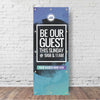 Be Our Guest Circle Gradient - Vertical Banner