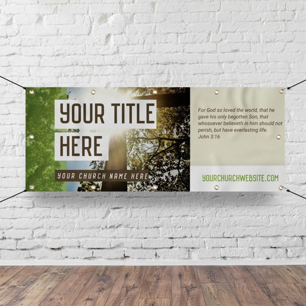 Cross Yearly Theme - Horizontal Banner