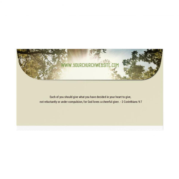 Cross Yearly Theme - Short Flap Offering Envelope