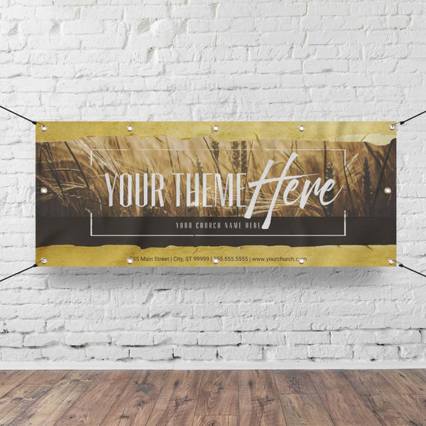 Harvest Yearly Theme - Horizontal Banner