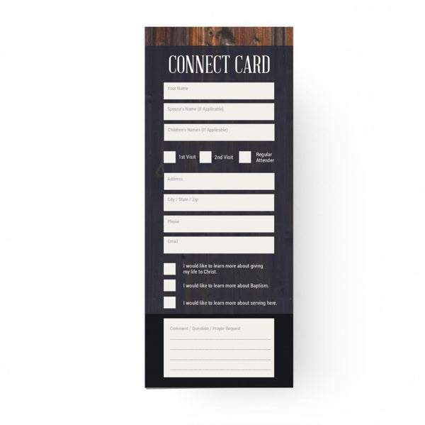 Vine Yearly Theme - Standard Connection Card