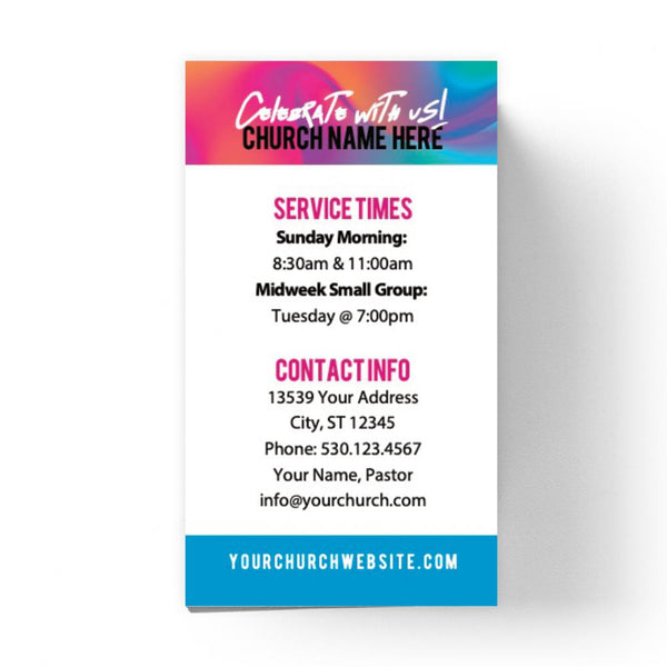 Easter Colorful - Mini Invitation Card
