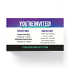 Easter Purple Gradient - Mini Invitation Card