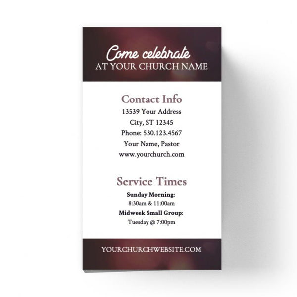 He Is Risen Tomb - Mini Invitation Card
