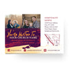 Easter Orange Crosses - Standard Invitation Card