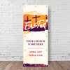 Easter Orange Crosses - Vertical Banner