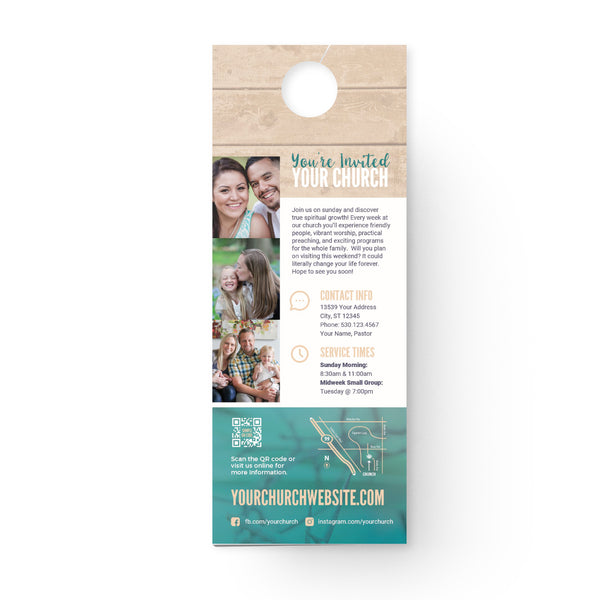 Easter Vertical Thorns - Door Hanger