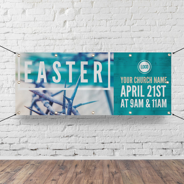 Easter Vertical Thorns - Horizontal Banner