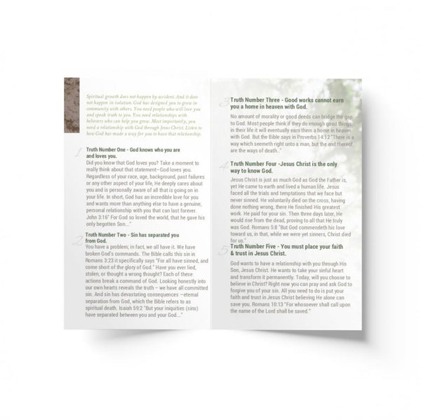 Grow With Us Tree - Bifold Tract