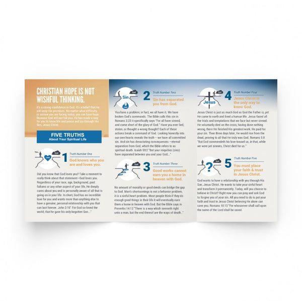 Find Hope - Trifold Tract