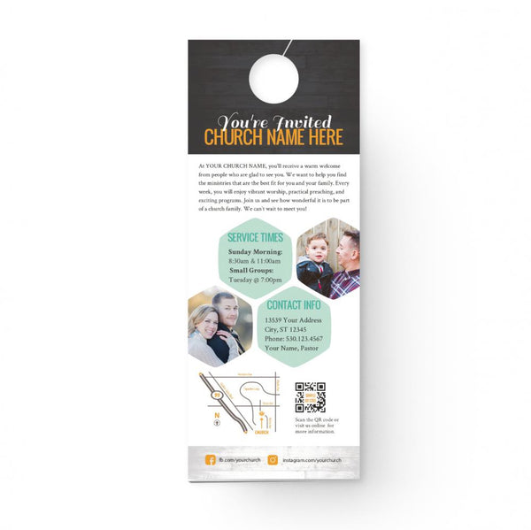 You're Invited Burst - Door Hanger