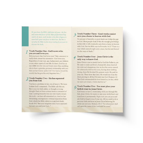 The Gift of Grace - Bifold Tract