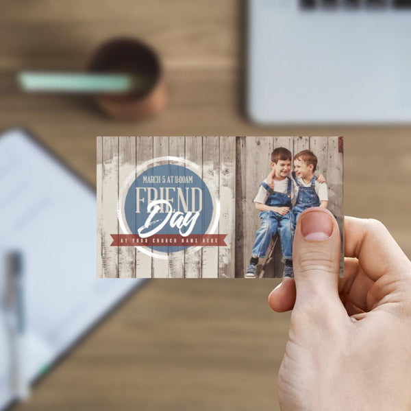 Friend Day Boys - Mini Invitation Card