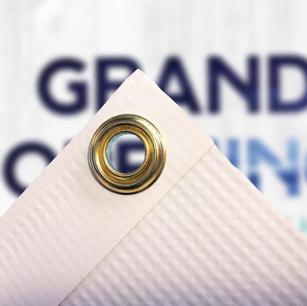 Grand Opening Blue Grunge - Vertical Banner