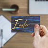 Easter Dark Blue Paint - Mini Invitation Card