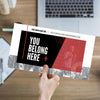 You Belong Here Red Box - Large EDDM Mailer