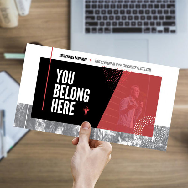 You Belong Here Red Box - Large EDDM Mailer