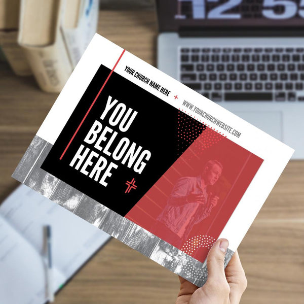 You Belong Here Red Box - Small EDDM Mailer