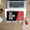 You Belong Here Red Box - Standard Invitation Card