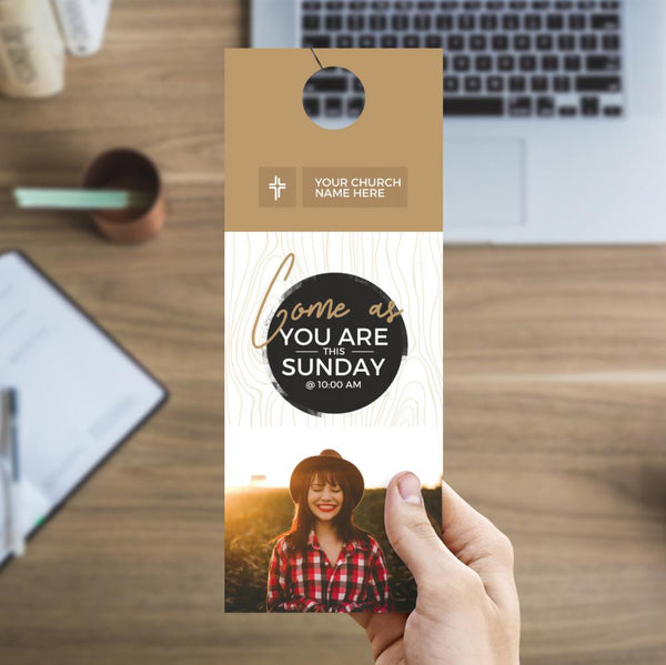 Come As You Are - Door Hanger