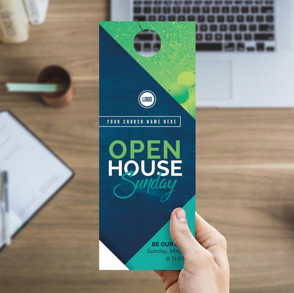 Open House Balloons - Door Hanger