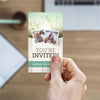 You're Invited Green Field - Mini Invitation Card
