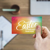Easter Hillside Cross - Mini Invitation Card