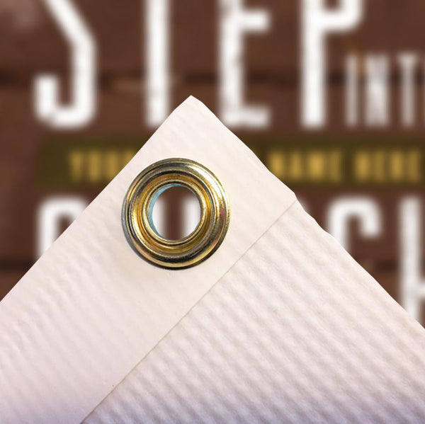 Step Into Church - Vertical Banner