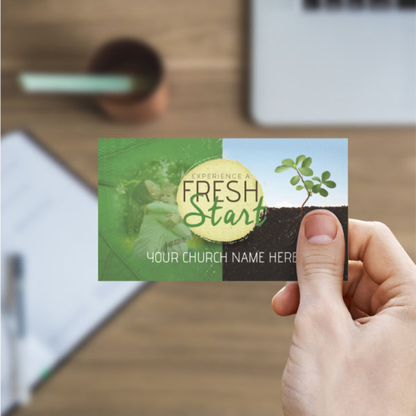 Experience a Fresh Start - Mini Invitation Card