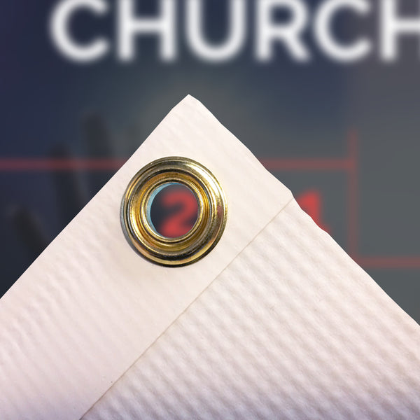 New Church Red Lines - Vertical Banner