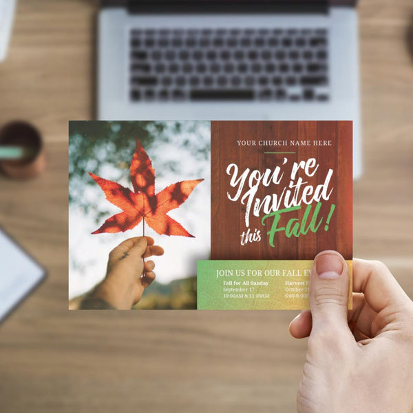You're Invited This Fall - Standard Invitation Card