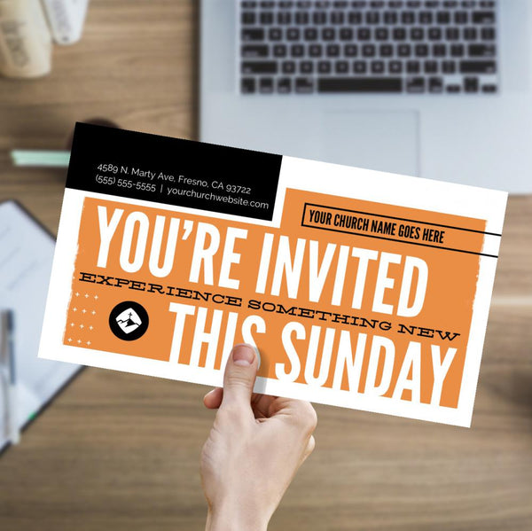 You're Invited Modern Orange - Large EDDM Mailer