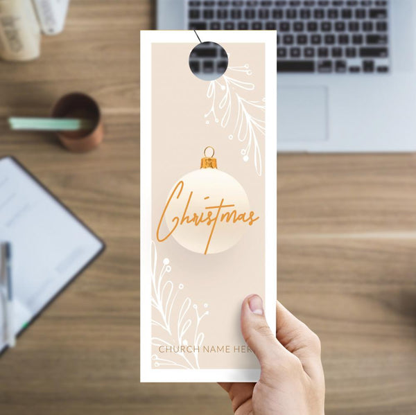 Christmas at Church - Door Hanger